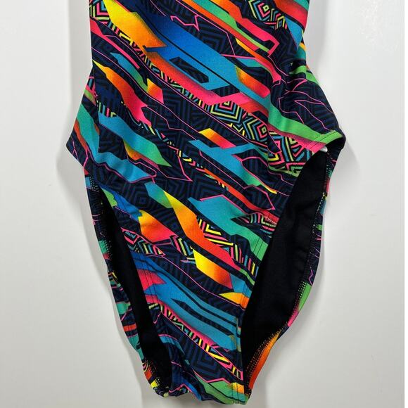 TYR Women's Ardent Diamondfit One Piece Performance Swimsuit Neon Colors Size 32 - Picture 3 of 9